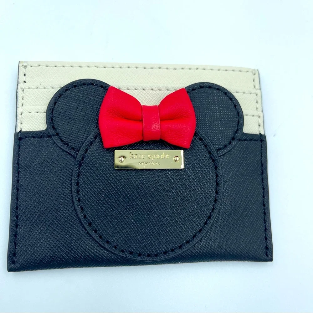 Kate Spade x Disney Minnie Mouse Card Case NWT
